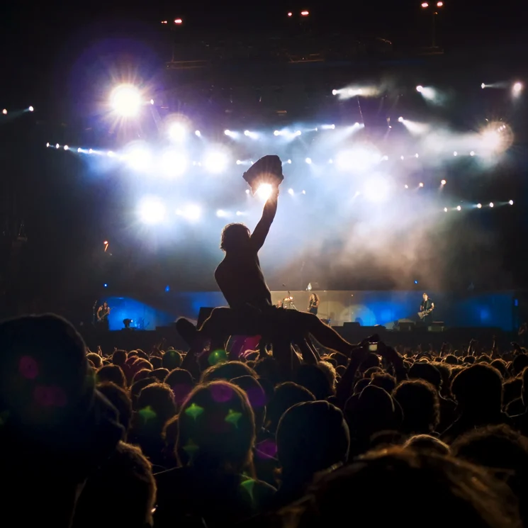 Publiek en podium op Rock Werchter, archiefbeeld uit 2009
